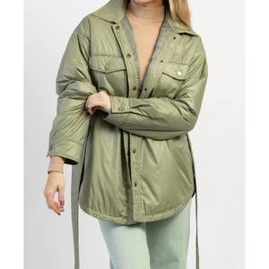 NEW MIMOSA throw go laurel shirt jacket in green